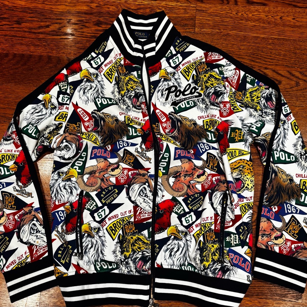 Men’s Polo by Ralph Lauren Multicolor Graphic Jacket